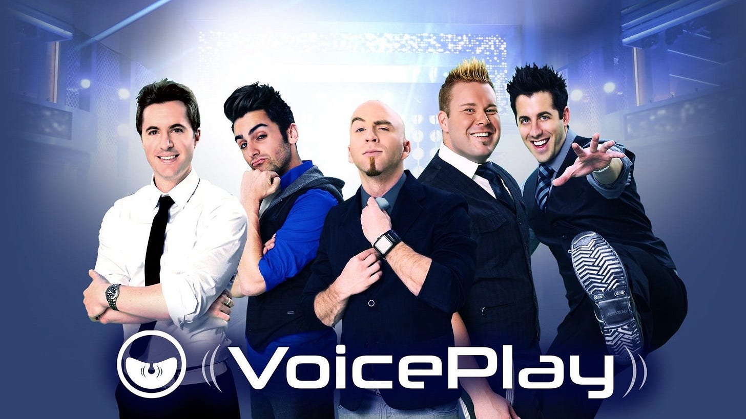 A cappella group VoicePlay breaks out of the theme park
