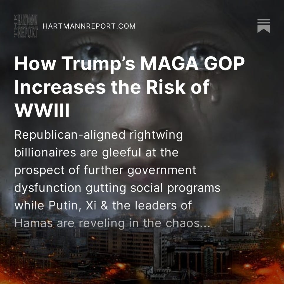 How Trump’s MAGA GOP Increases the Risk of WWIII
