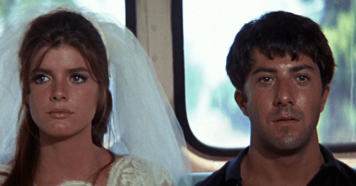 In The Graduate (1967) final scene, the director got the actors expression for  the scene by just not telling them when he was going to cut. There was  nothing in the script