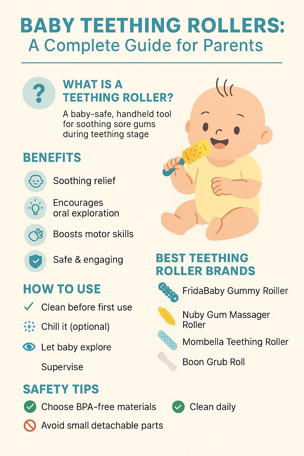 Baby Teething Rollers: A Complete Guide for Parents