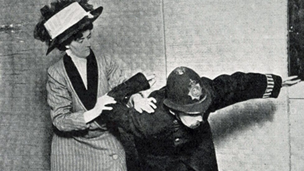 Edith Garrud, Jiu-jitsu and the suffragettes