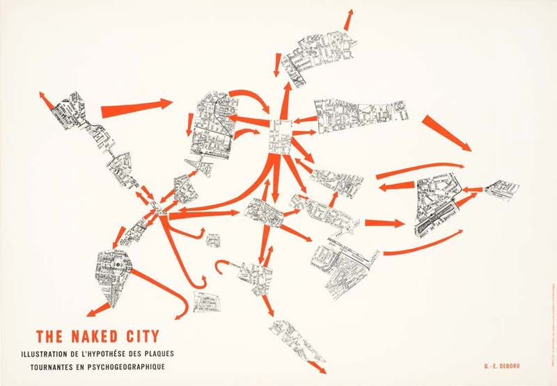 THE SITUATIONISTS. Psychogeographic Maps | by Jaeneen | Medium