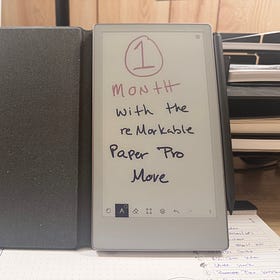One Month with the reMarkable Paper Pro Move