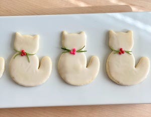 Christmas Cat Cookies