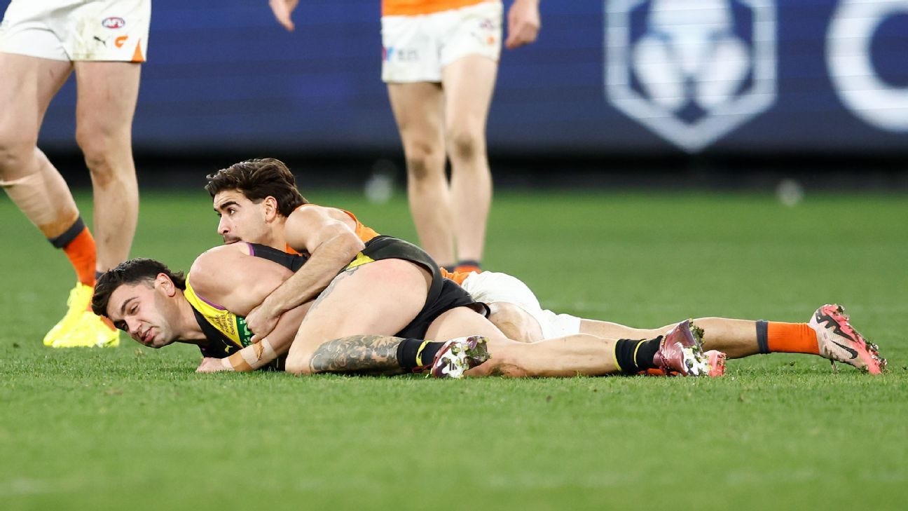 AFL: Lions, GWS to appeal tackling bans for Cameron, Bedford - ESPN