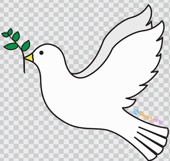 FREE White Peace Dove Clipart (PNG file) | Pearly Arts FREE White Peace Dove Clipart (PNG file) | Pearly Arts
