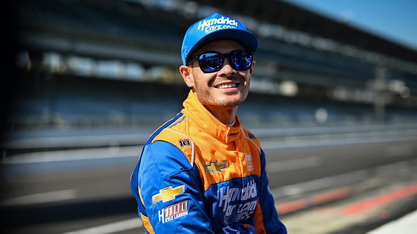 Kyle Larson Indy 500 open test Indianapolis 500 Arrow McLaren