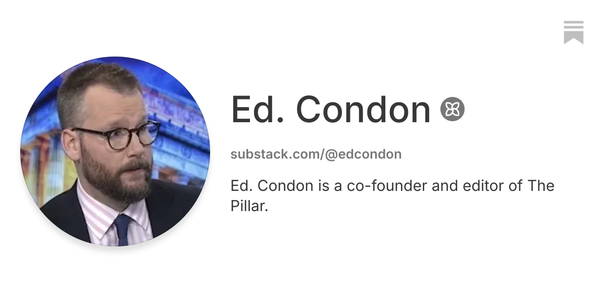 Ed. Condon | Substack
