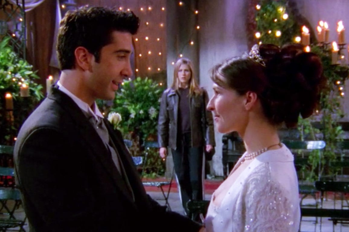 Today in TV History: Ross REALLY Screwed Up His Vows on 'Friends' | Decider