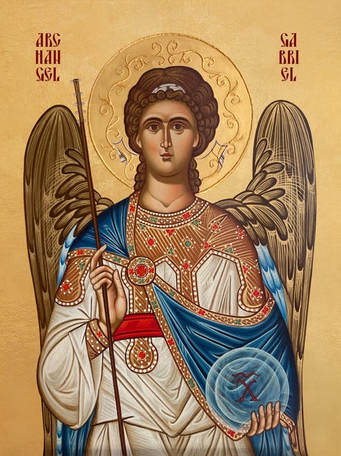 Icons - Of Angels - Archangel Gabriel - Page 1 - Uncut Mountain Supply