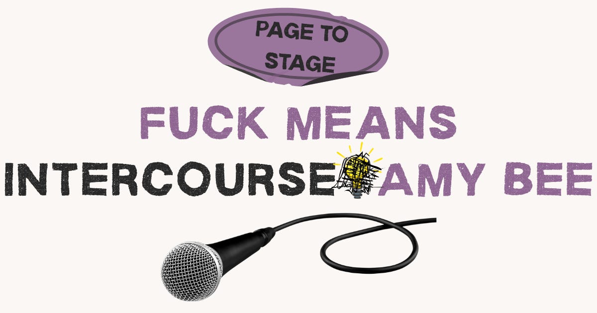F Means Intercourse