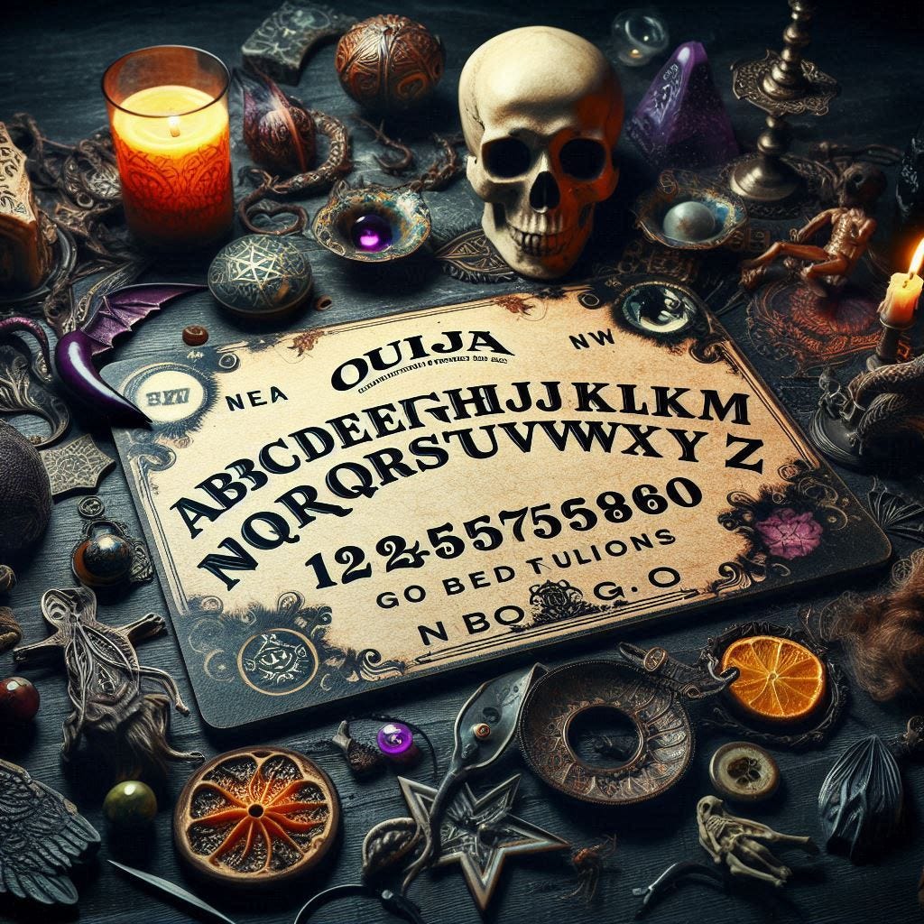 Tabuleiro Ouija.