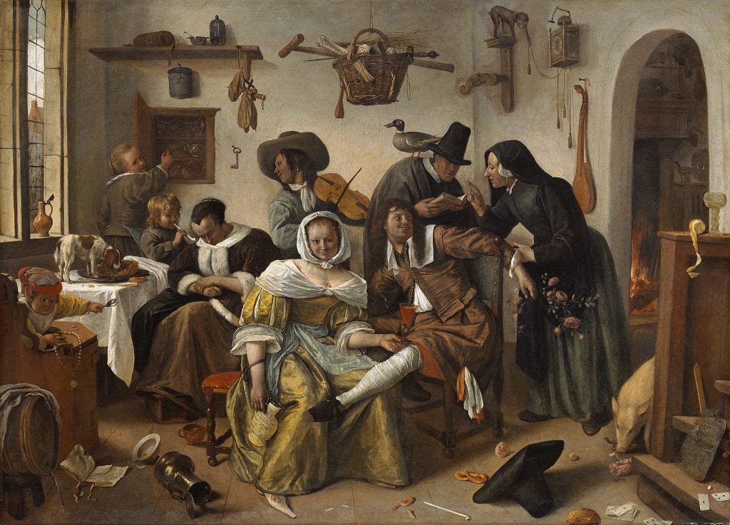 Lazarus and the Rich Man or "In Luxury Beware" - The Leiden Collection