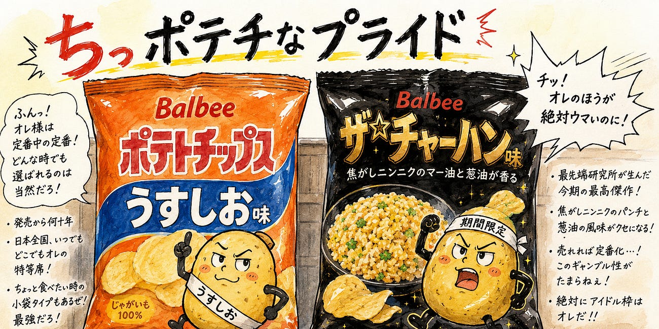ちっポテチなプライド