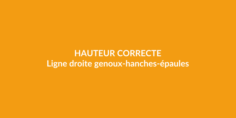 Comparaison côte à côte : glute bridge trop haut (mauvais) vs hauteur correcte (bon)