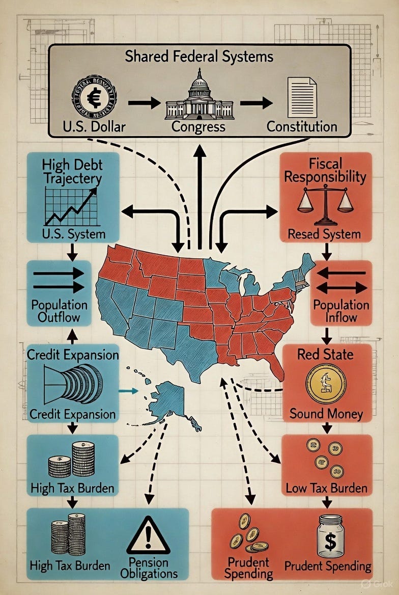 美国经济分析之红蓝阵营大分裂- by Light & Salt Finance - 光盐财经