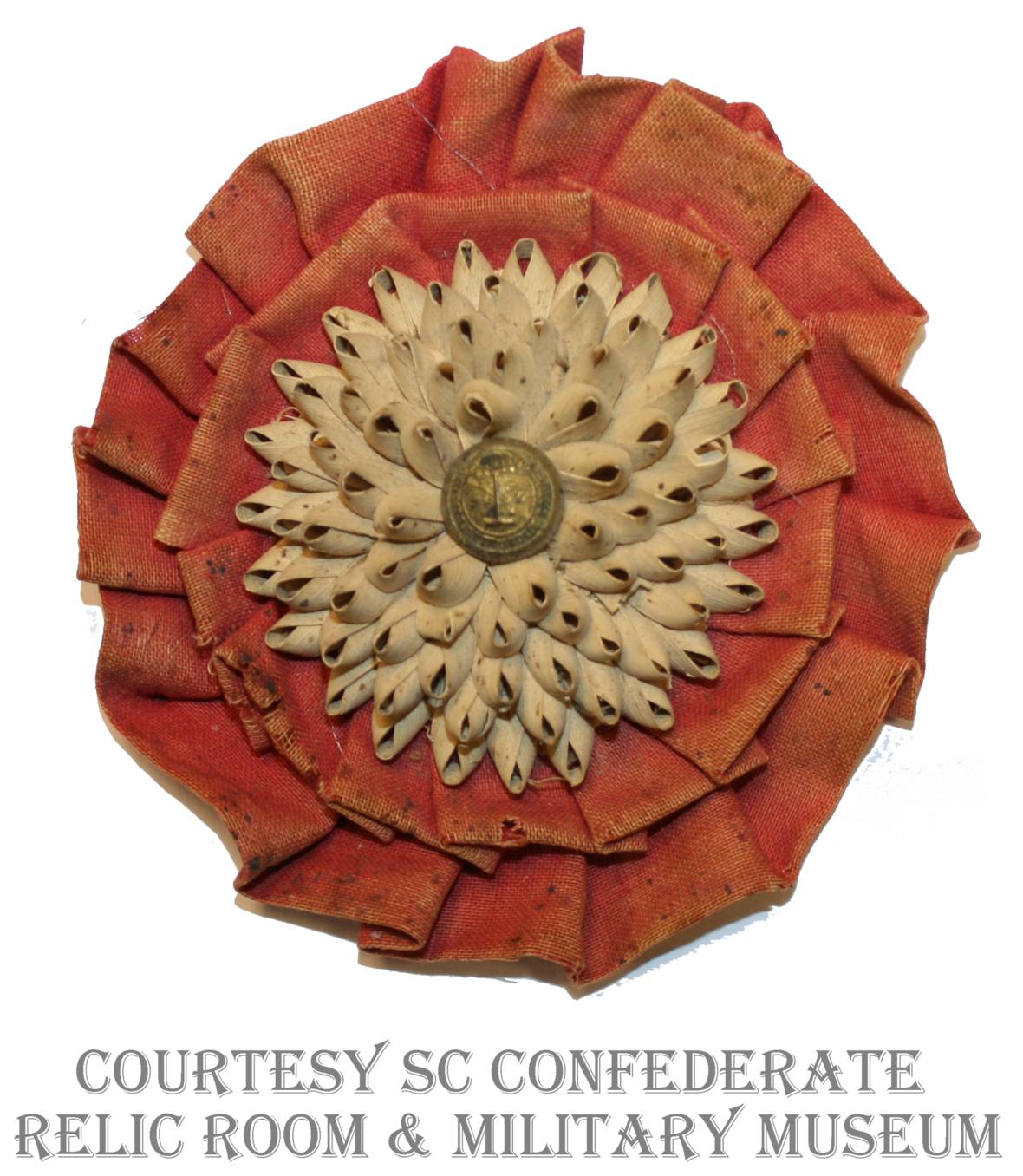 Red Palmetto SC Button PNG