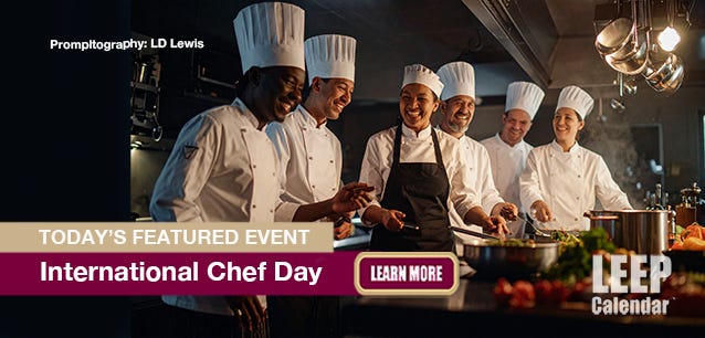 Chefs are the conductors and innovators of cuisine. Promptography LD Lewis