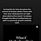On the Myth of Motherhood as Self-Improvement
