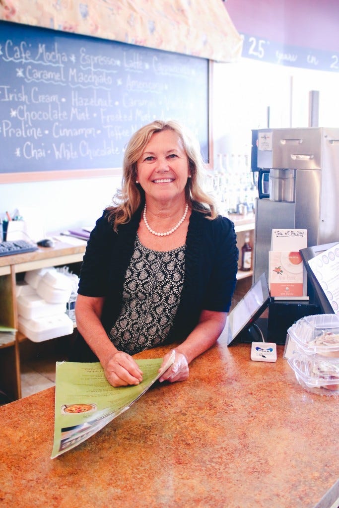 When I look back on my life, and all the things that I’ve done, I think to myself: ‘Oh my gosh, how did I ever do The Taste of Indiana? And sell 4,000 piece of strawberry pizza…? How did I ever do that?’  The answer to that is simple:  I was only open for lunch.  The pace was much slower then, and I didn’t face all the pressures which I do now.----Photo by Caitlin Fogle ------------------------