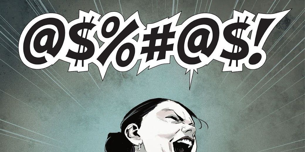  Government agent Nuri Espinoza curses loudly in DC's The Penguin.