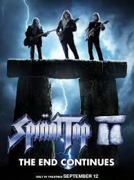 New poster for Spinal Tap 2: The End Continues — in theatres September 12.  It will feature the original cast of Christopher Guest, Michael McKean,  Harry Shearer and Rob Reiner as the