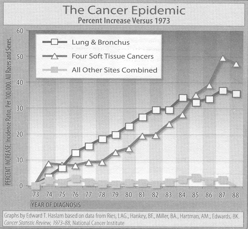 Image: https://medesignman.com/MEDICINE/THE PROJECT/The Project IMAGES/Cancer Epidemic since 1973.gif The Cancer Epidemic USA 1973-88