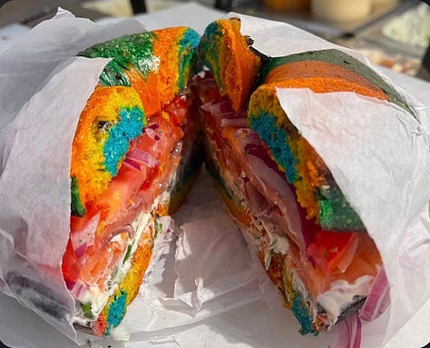 bagels, burro street shop in Cloudcroft, A Bagel Co.