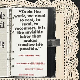 Things that count as work if you're creative