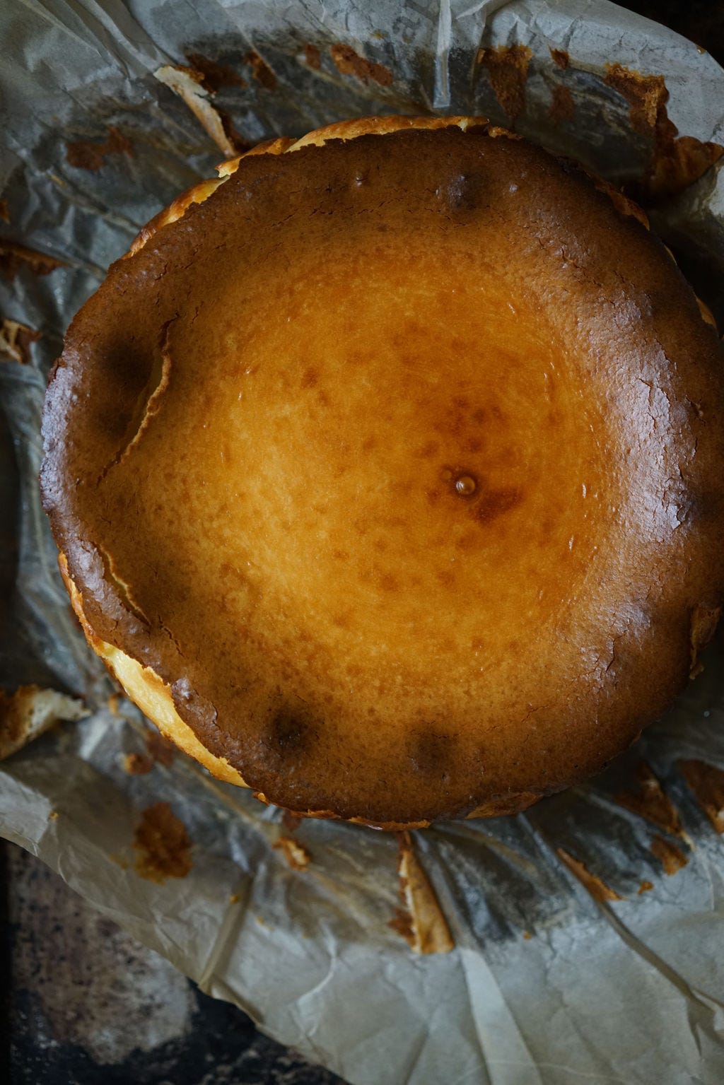BURNT BASQUE CHEESECAKE - EDIBLE LIVING by Sarah Copeland