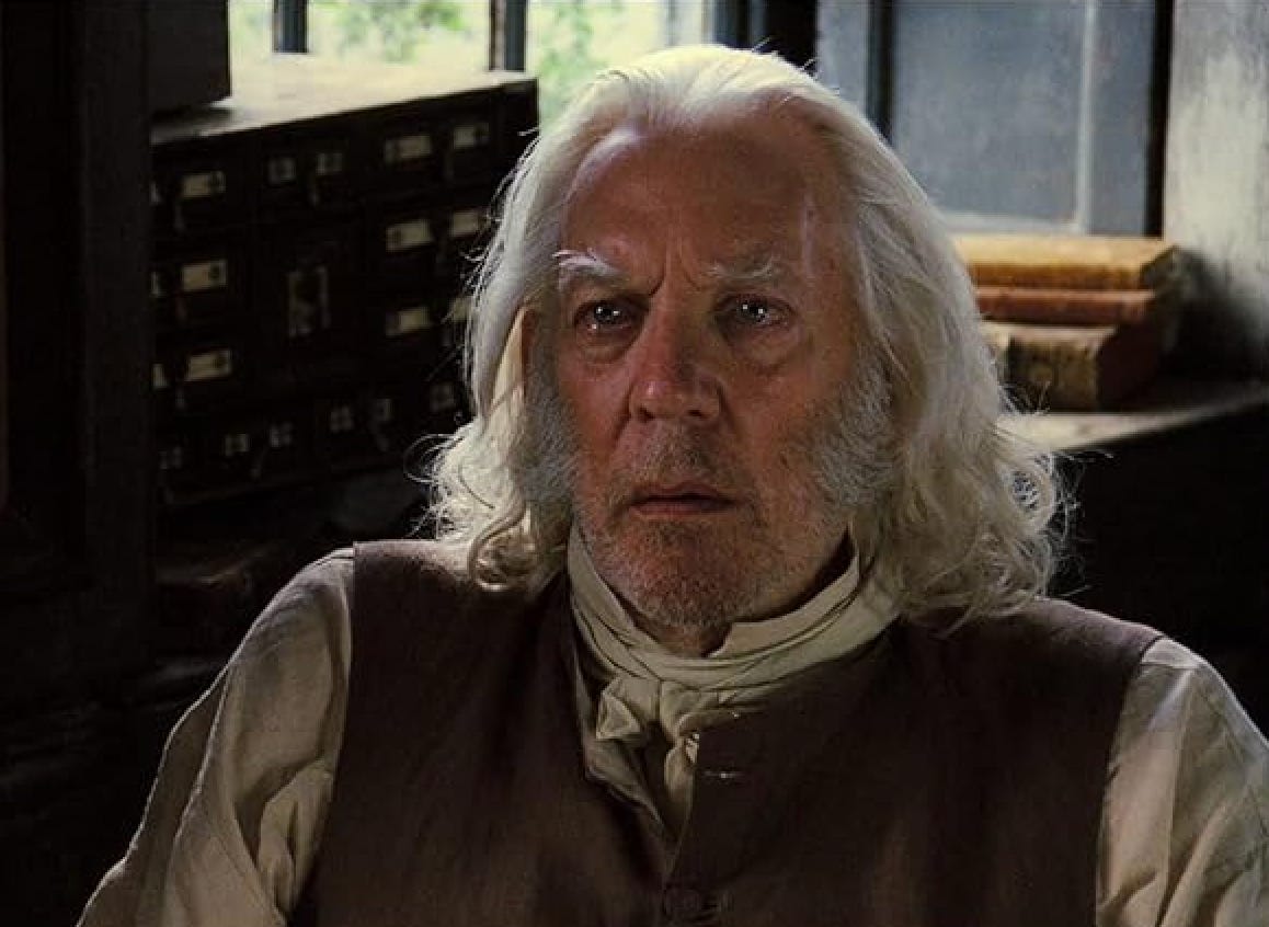 What Donald Sutherland Does in His Greatest Scene