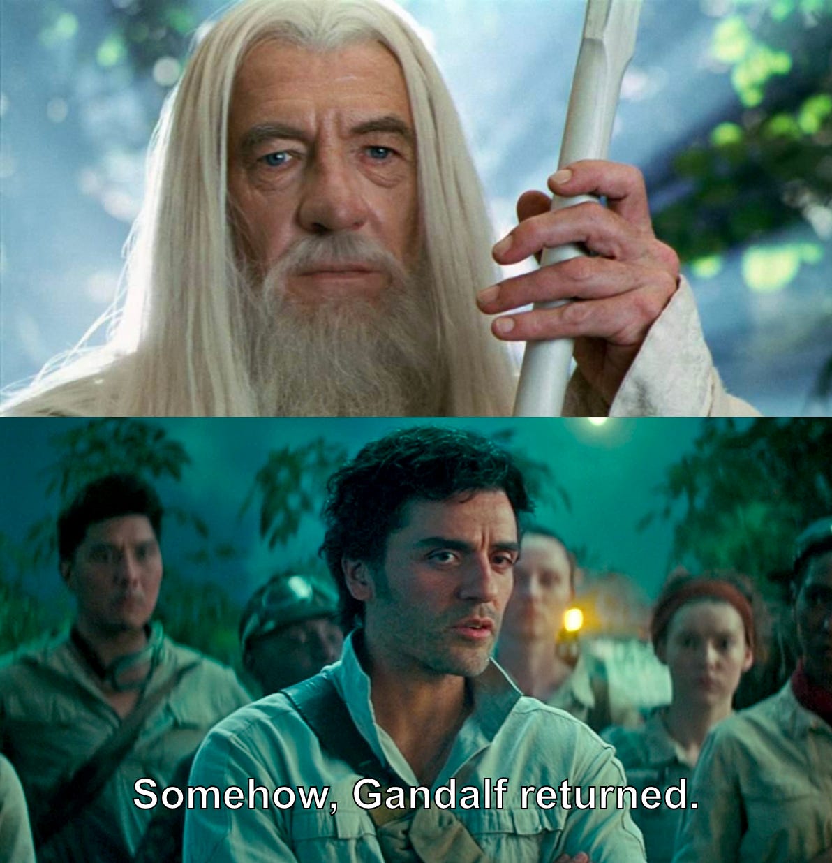 Forgive me. I mistook you for Palpatine. : r/lotrmemes