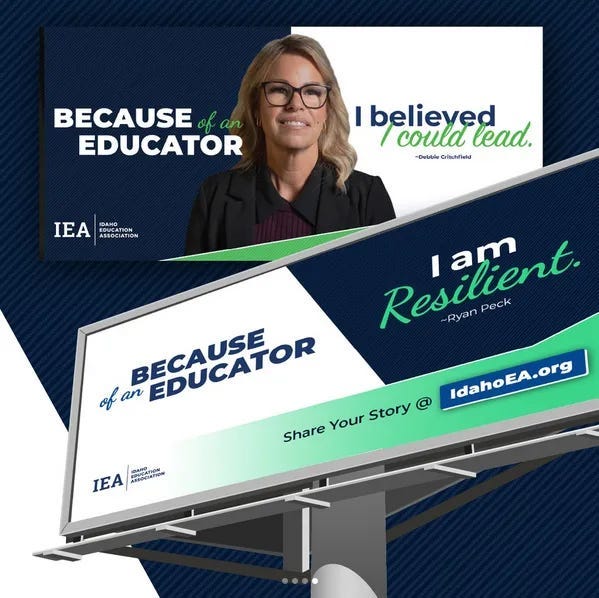 Idaho Education — Several key articles with short summaries provided. Readers in other states might be interested too!