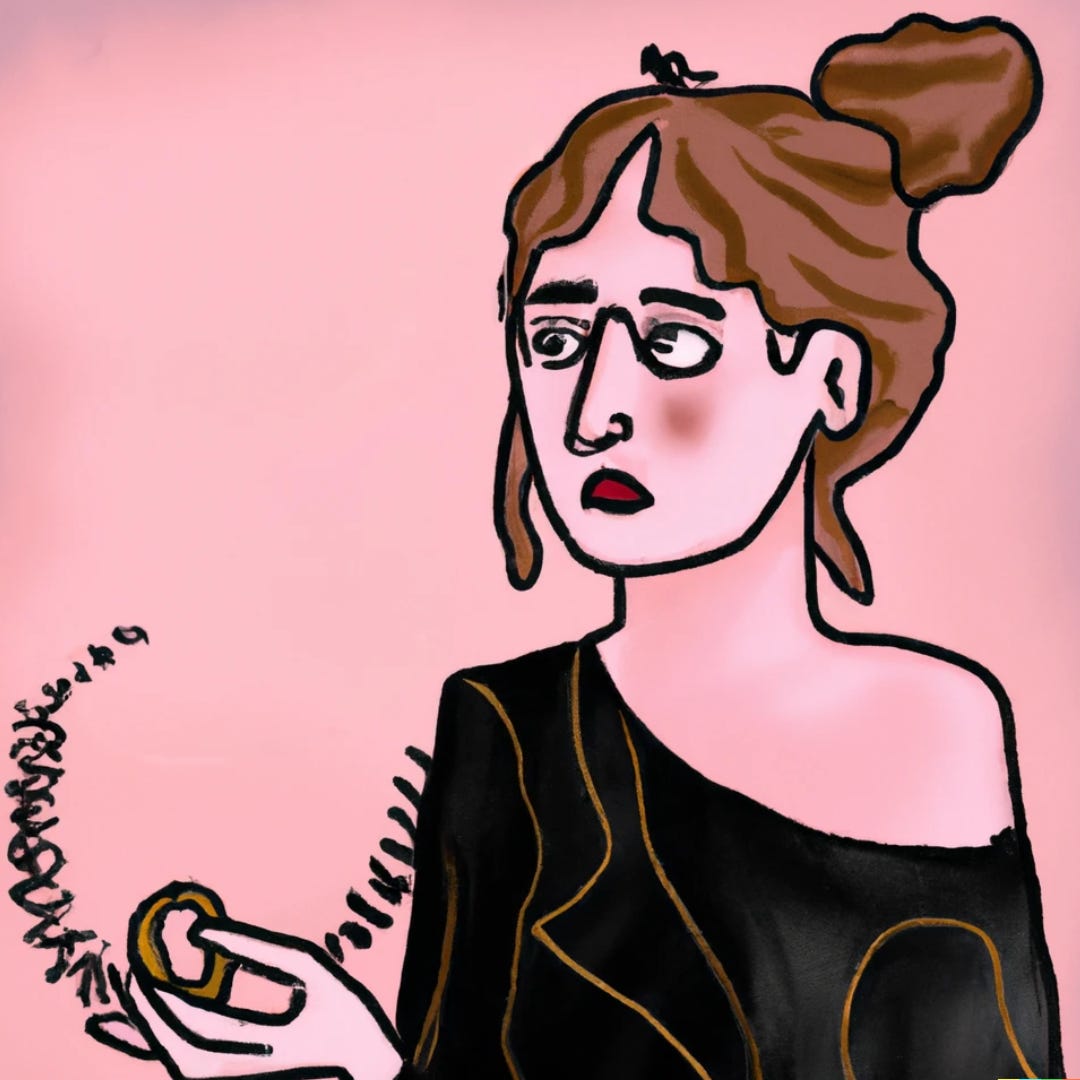 Dalle created image of the Greek goddess Nemesis