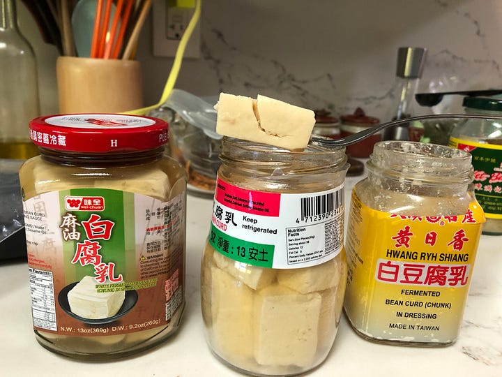 Fermented tofu and tofu sheets