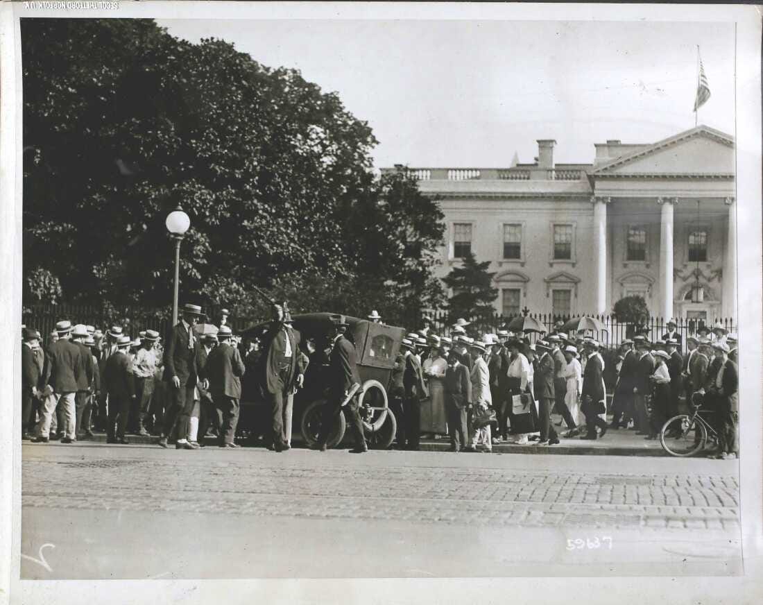 Hundreds of women rallying for the right to vote in were arrested outside the White House in 1917, with some going on to serve jail time.