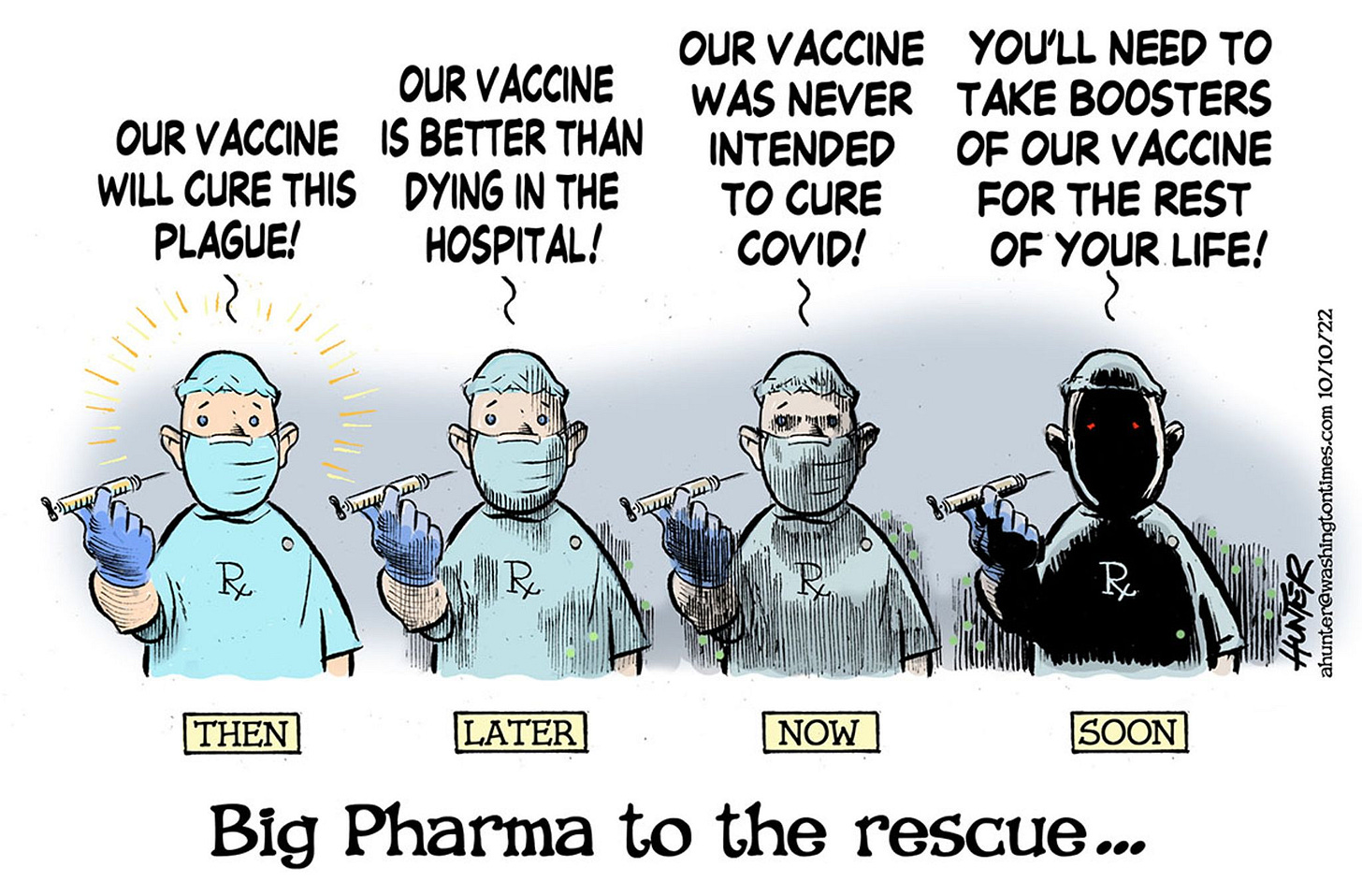 Political Cartoons - State of the States - Big Pharma to the rescue ... - Washington Times