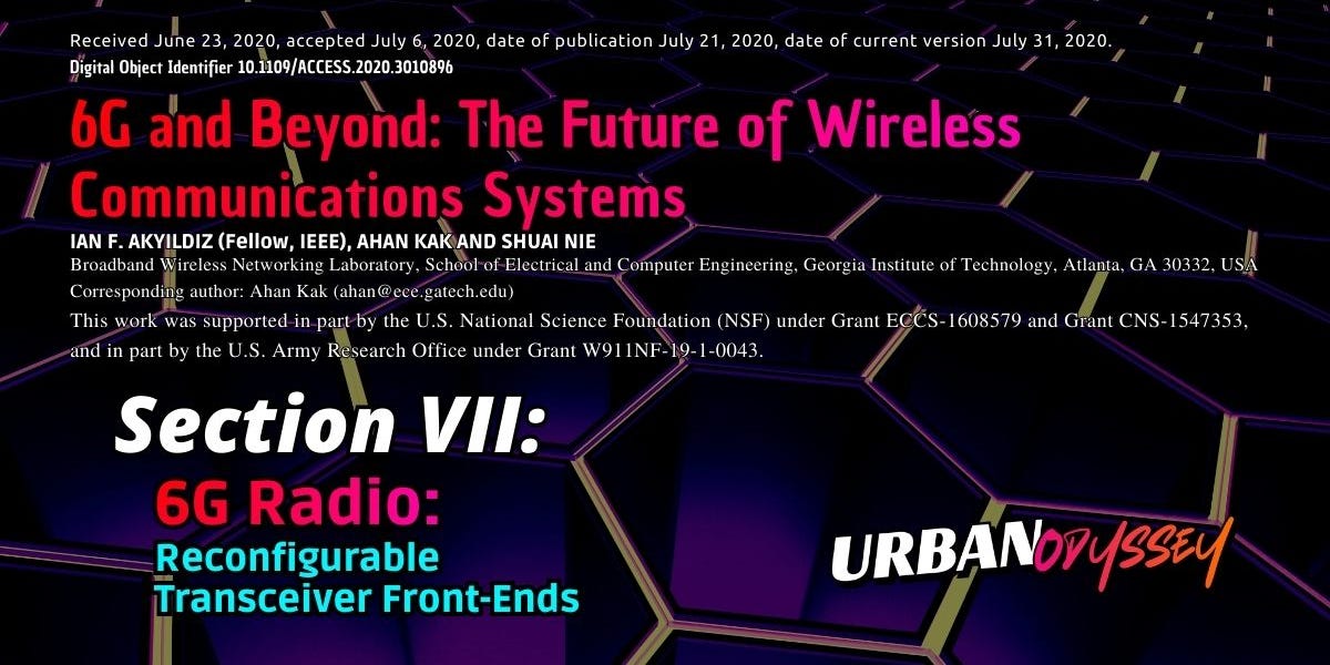 Image for 6G Radio: Reconfigurable Transceiver Front-Ends (White Paper Pt. 7)