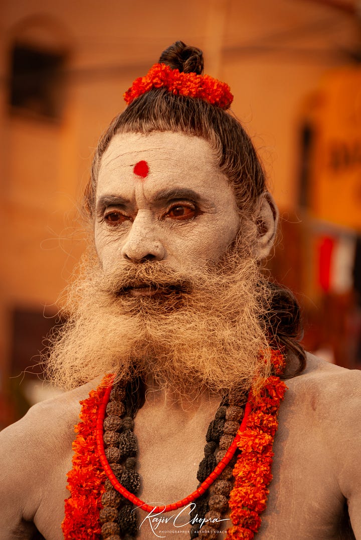 Street portraits photographed in Benares