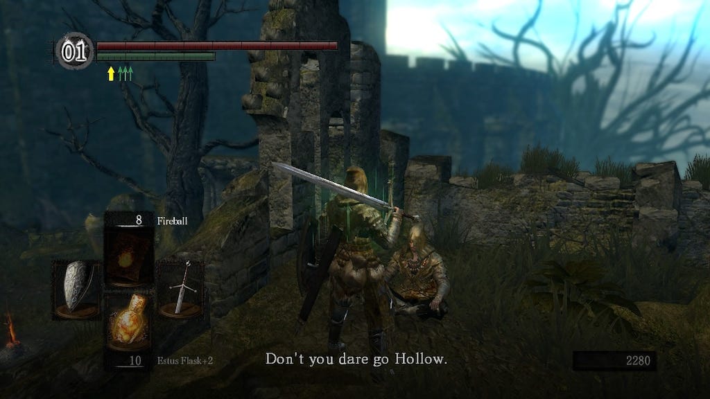 Comunidad de Steam :: Captura :: Be safe, friend. Don't you dare go Hollow ...