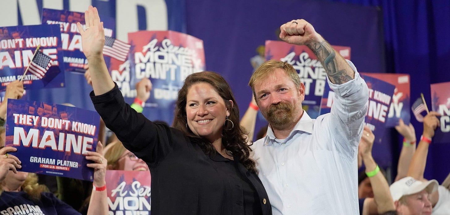 Graham Platner wins Maine Democratic primary, setting up key race against  Sen. Susan Collins | WBUR News
