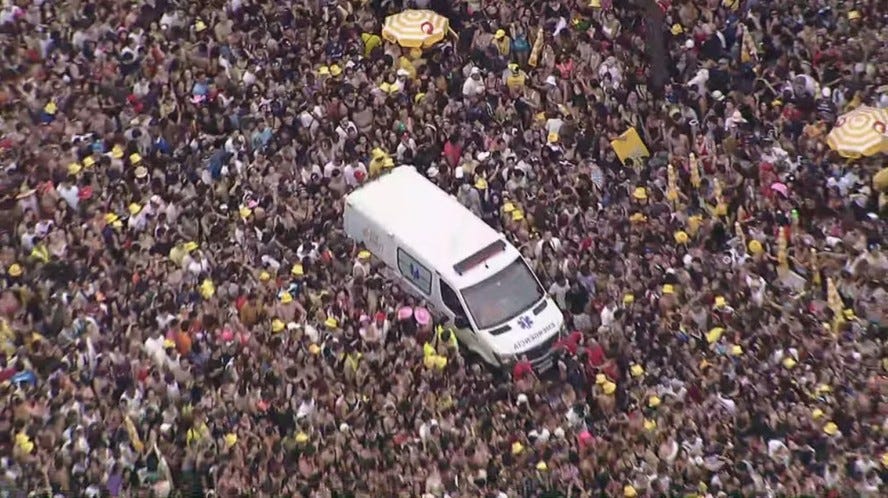 Superlotação em bloco de Calvin Harris na Consolação provoca mal-estar e  atendimentos médicos em SP