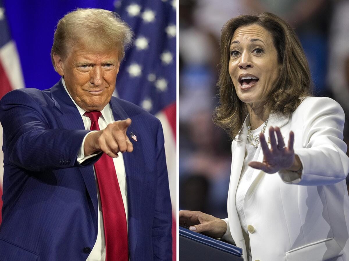 Column: How to get answers from Trump, Harris? These debate questions - Los  Angeles Times