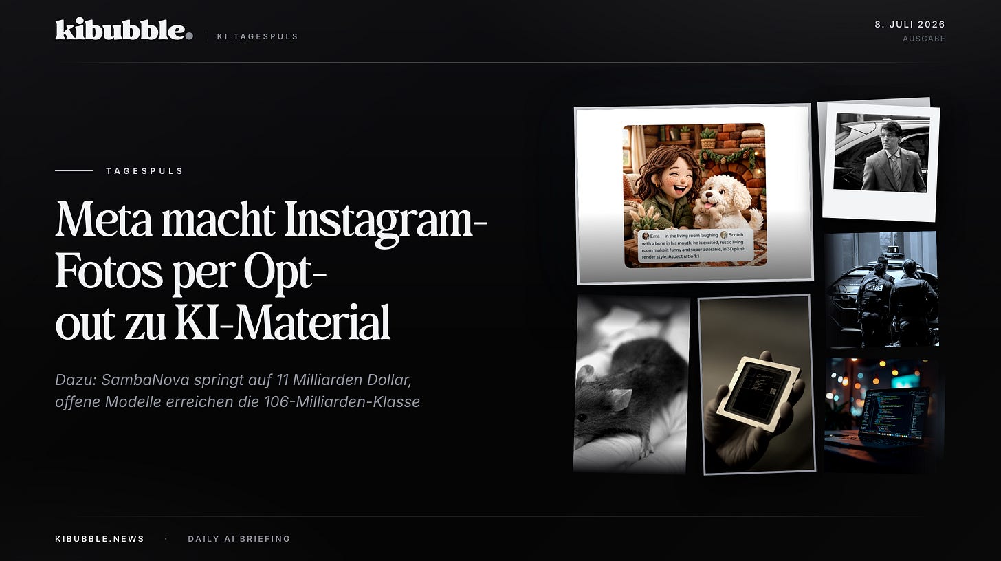 Bildökonomie auf Opt-out: Meta macht Instagram-Fotos zu KI-Material