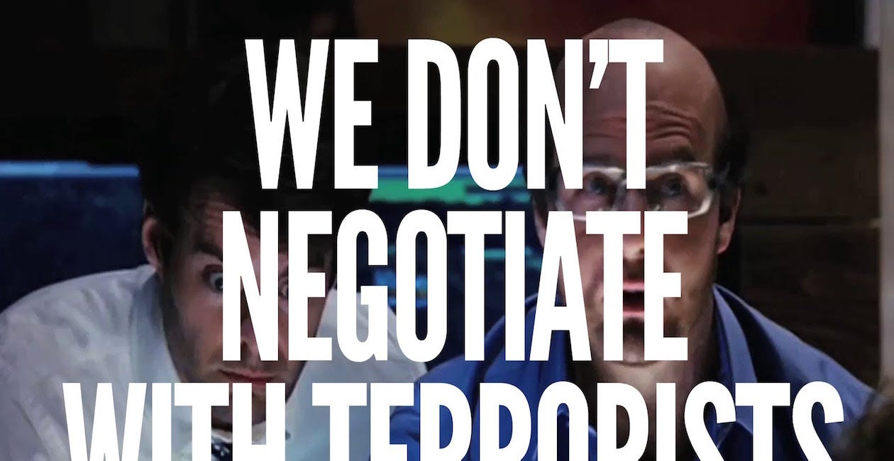 STOP THE NEGOTIATIONS