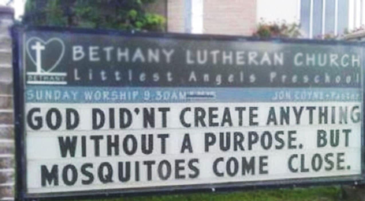 20 Hilarious Church Signs You Have to See to Believe!