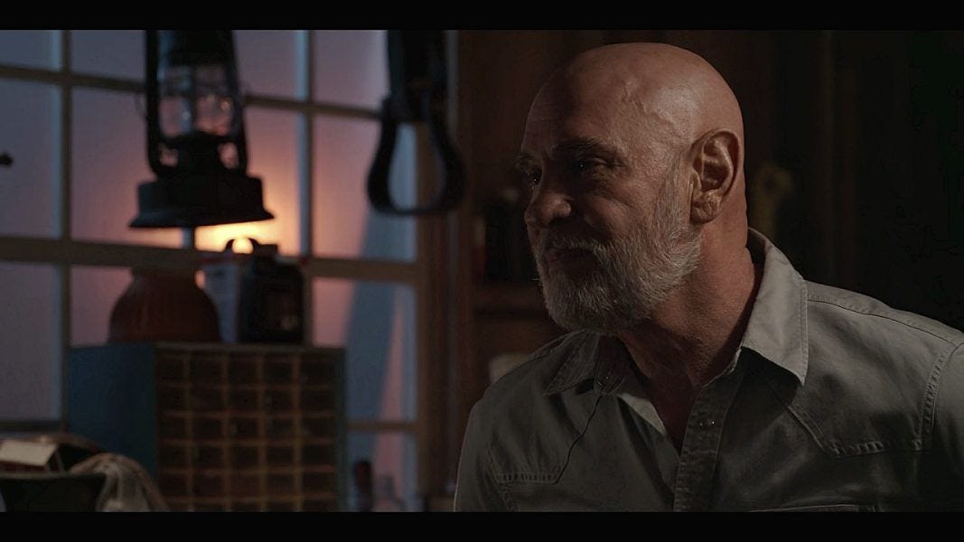 Bonham giving gay LIam a talk. Bonham giving gay LIam a talk.