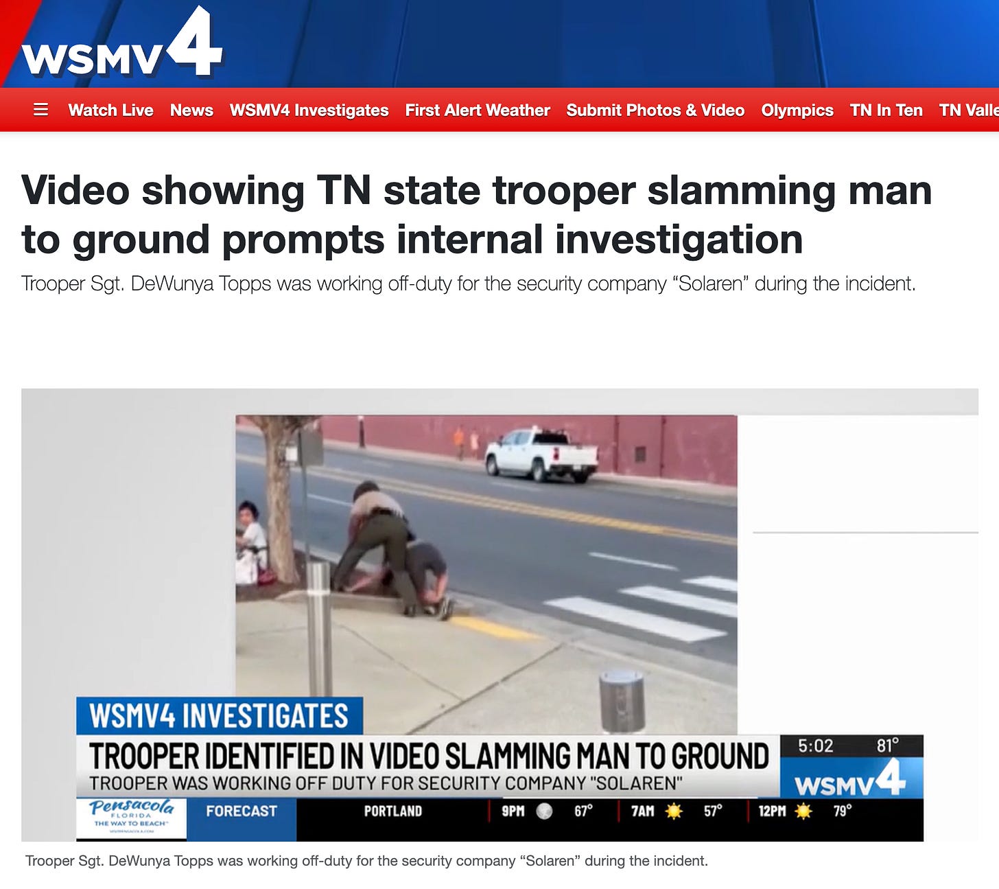 WSMV use-of-force incident still 1