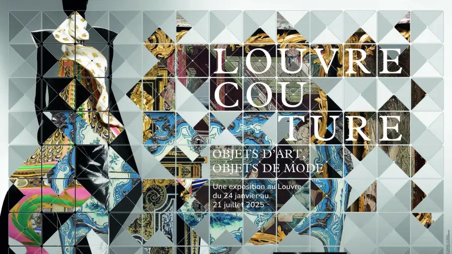 Exposição de Moda no Louvre: “Louvre Couture: Arte e Moda. Peças Icônicas”.