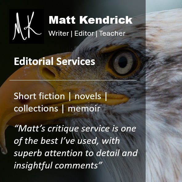 Editorial Services. Short fiction | novels | collections | memoir.